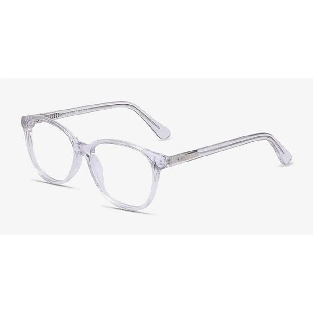 Eyebuydirect Hepburn Clear Cat Eye Eyeglasses M 55-16-140 Glasses No Prescriptio